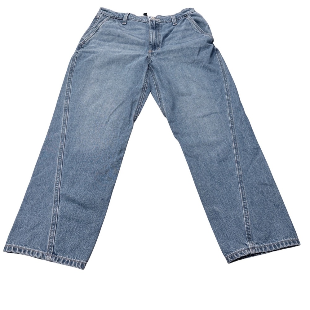 Banana Republic High-Rise Barrel Jeans Medium Wash Blue 515700-00 Womens 29/8